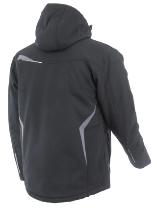 Kurtka długa ocieplana COMFORT WINTER Szary Czarny
