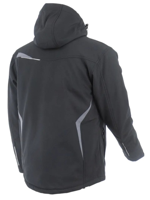 Kurtka długa ocieplana COMFORT WINTER Szary Czarny