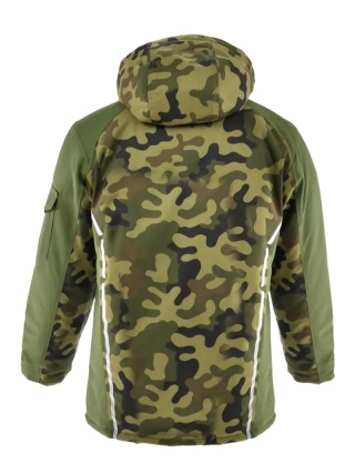 Kurtka długa ocieplana STANDARD WINTER Zielony Camo Oliwkowy