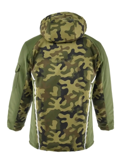 Kurtka długa ocieplana STANDARD WINTER Zielony Camo Oliwkowy