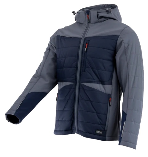 Kurtka hybrydowa COMFORT WINTER Szary Granatowy