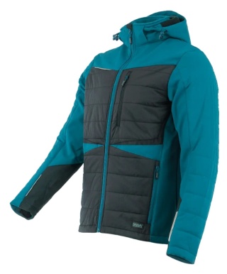 Kurtka hybrydowa COMFORT WINTER Petrol Czarny