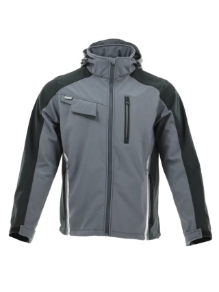 Softshell STANDARD PLUS Ciemnoszary Czarny
