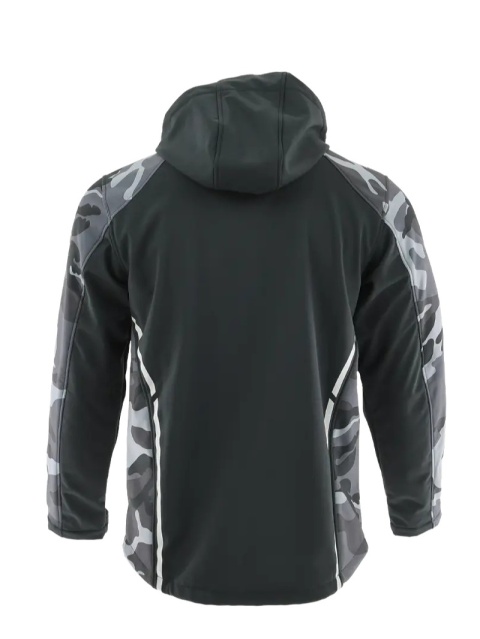 Softshell STANDARD PLUS Szary Camo Czarny