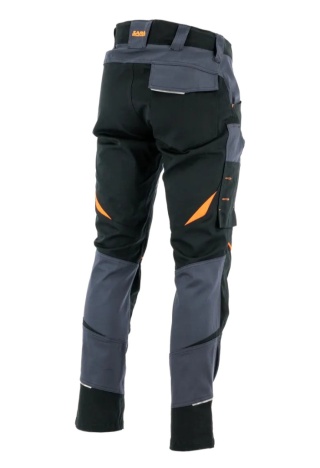 Spodnie do pasa COTTONFLEX Grafitowy Pomarańczowy odblaskowy