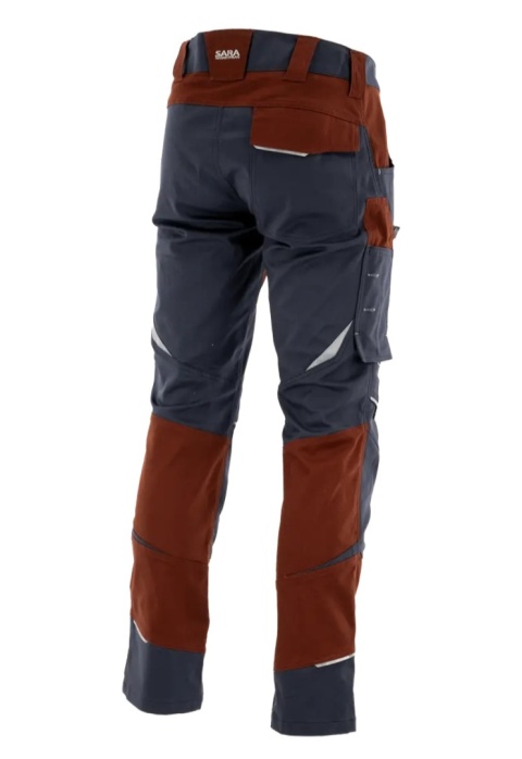 Spodnie do pasa COTTONFLEX Grafitowy Ceglasty