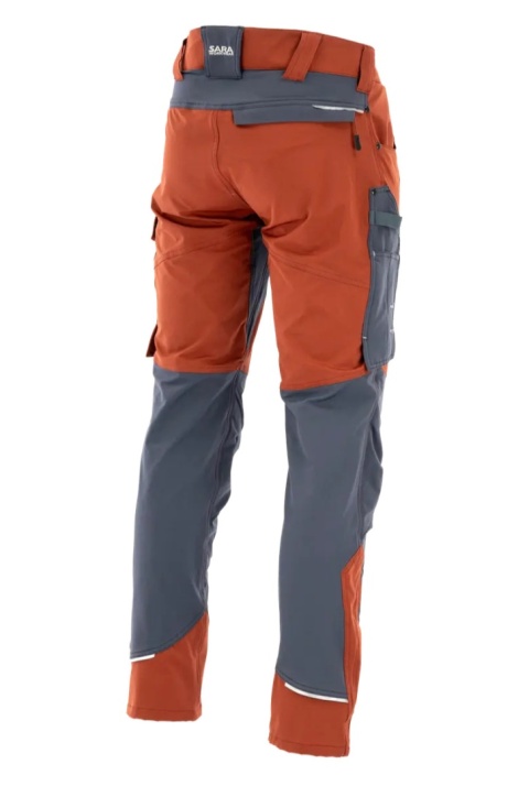 Spodnie do pasa MOTIONFLEX Ceglasty Grafitowy