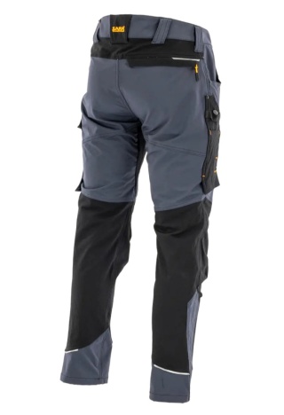 Spodnie do pasa MOTIONFLEX Grafitowy Pomarańczowy odblaskowy