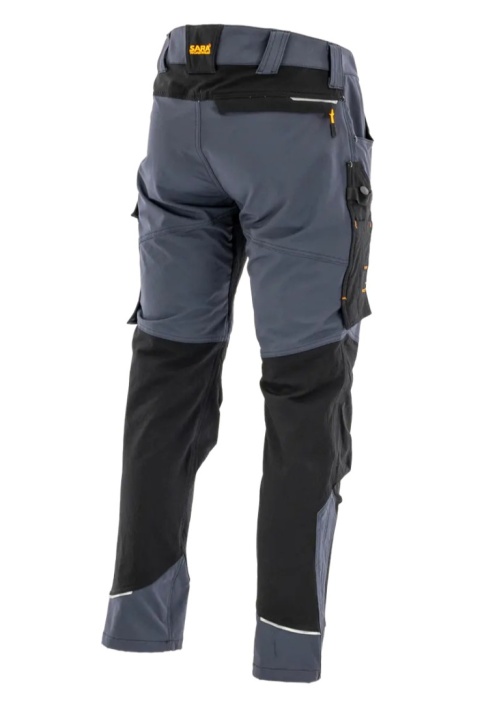 Spodnie do pasa MOTIONFLEX Grafitowy Pomarańczowy odblaskowy