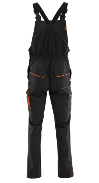Spodnie ogrodniczki KING FLEX Grafitowy Pomarańczowy