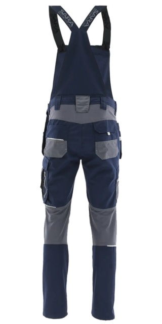 Spodnie ogrodniczki monterskie MONTER Granatowy Ciemnoszary