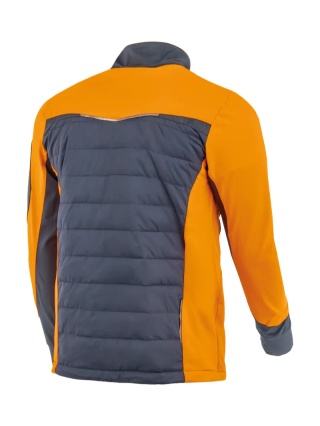 Bluza hybrydowa COMFORT PLUS Grafitowy Pomarańczowy odblaskowy