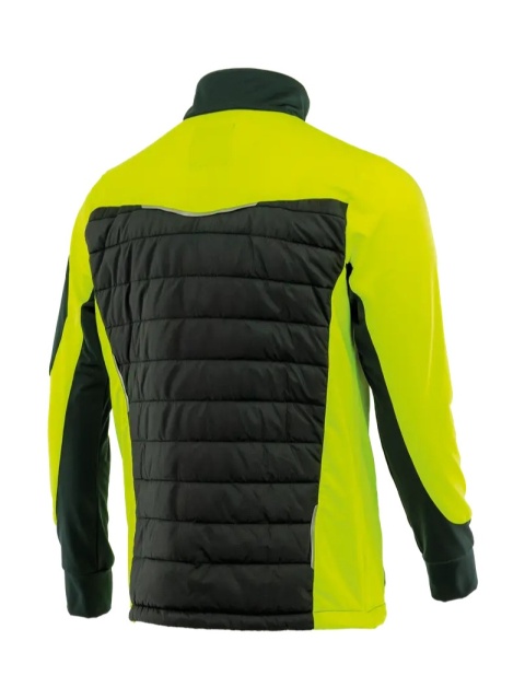 Bluza hybrydowa COMFORT PLUS Czarny Żółty odblaskowy