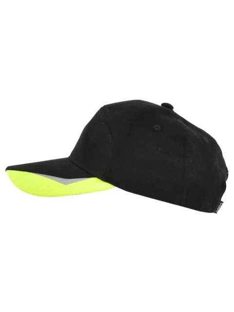 Czapka letnia COMFORT PLUS Czarny Żółty odblaskowy