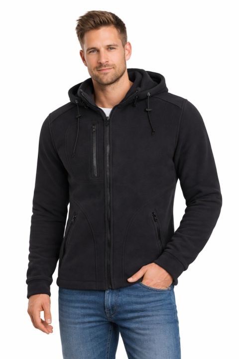 Polar FLRA 340 HOODED BLACK/BLACK
