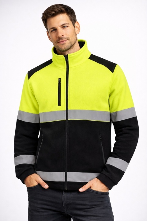 Polar ostrzegawczy dwukolorowy NEOPLUS FLHV450 - GOLD FLUOR / BLACK