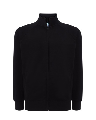 FULL ZIP SWEATSHIRT BLACK