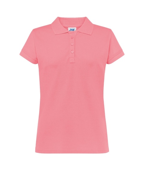Polo damskie POPL 200 PINK CIEMNY