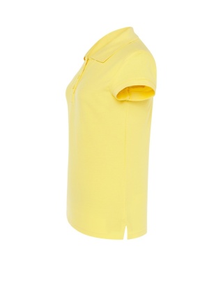 Polo damskie POPL 200 LIGHT YELLOW