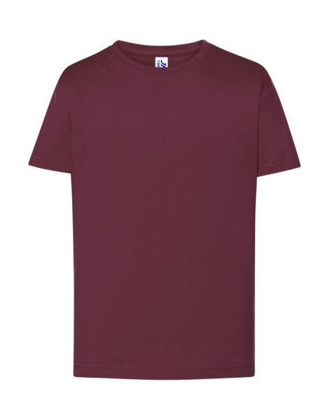 Premium T-Shirt KID TSRK 190 BURGUNDY