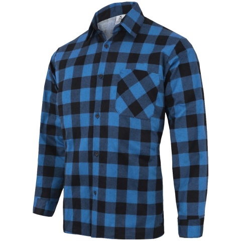 Koszula Flanelowa KOFL - MINERAL BLUE