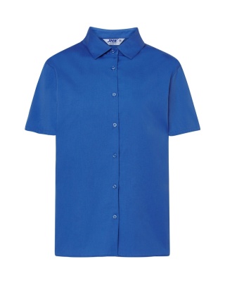 Koszula damska z krótkim rękawem SHLOXFSS ROYAL BLUE