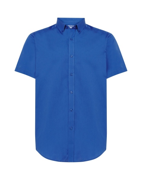 Koszula męska z krótkim rękawem SHAOXFSS ROYAL BLUE
