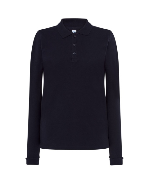 Polo damskie z długim rękawem POPL 200 LS NAVY