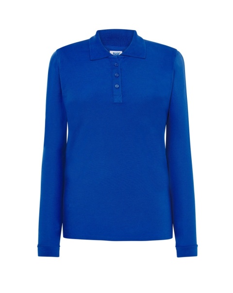 Polo damskie z długim rękawem POPL 200 LS ROYAL BLUE