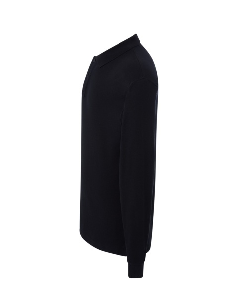 Polo męskie z długim rękawem PORA 210 LS BLACK