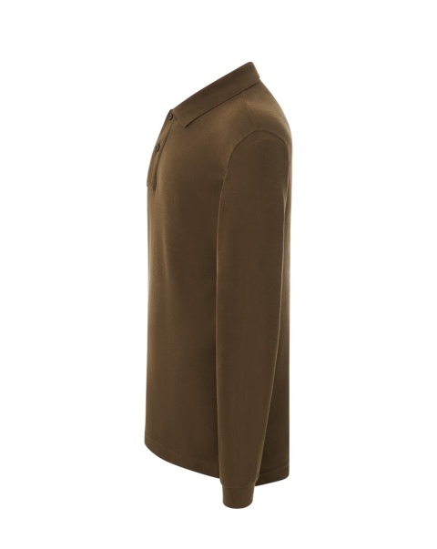 Polo męskie z długim rękawem PORA 210 LS KHAKI