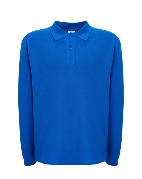 Polo męskie z długim rękawem PORA 210 LS ROYAL BLUE