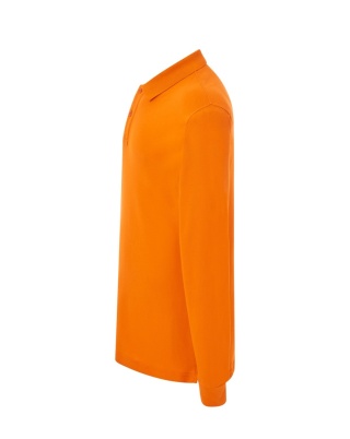 Polo męskie z długim rękawem PORA 210 LS ORANGE
