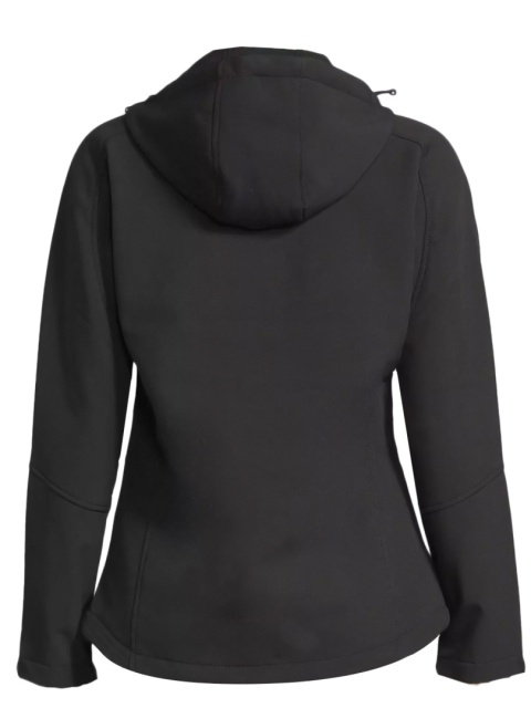 SOFTSHELL WINDSTORM HOODED LADY BLACK