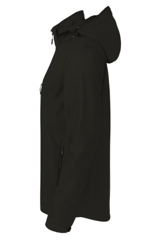SOFTSHELL WINDSTORM HOODED LADY BLACK