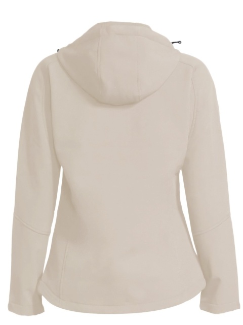 SOFTSHELL WINDSTORM HOODED LADY - OFF WHITE