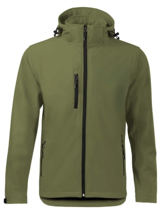 SOFTSHELL WINDSTORM HOODED LADY - MILITARY (KHAKI)