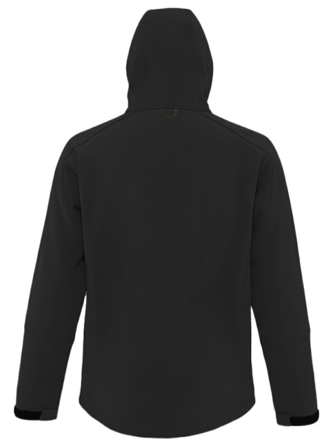 SOFTSHELL WINDSTORM HOODED MAN - BLACK