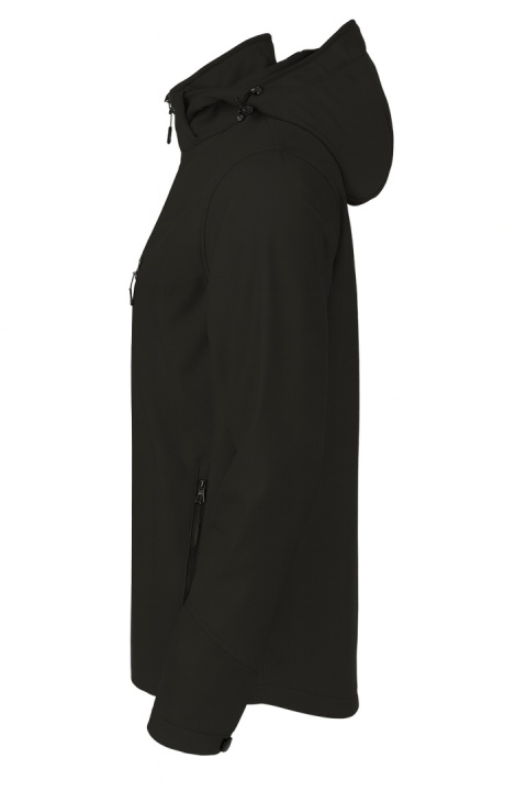 SOFTSHELL WINDSTORM HOODED MAN - BLACK