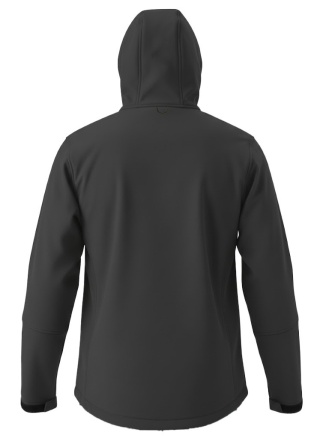 SOFTSHELL WINDSTORM HOODED MAN - GRAPHITE