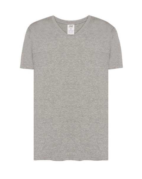 T-Shirt V-neck TSUA PICO GREY MELANGE