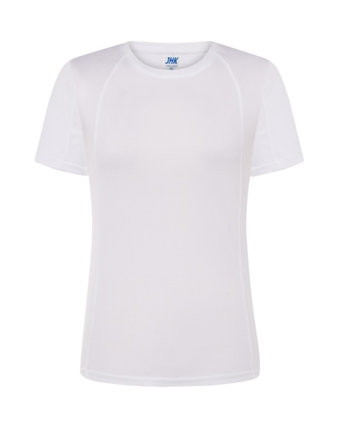 T-shirt damski sportowy - SPORT T-SHIRT LADY - WHITE