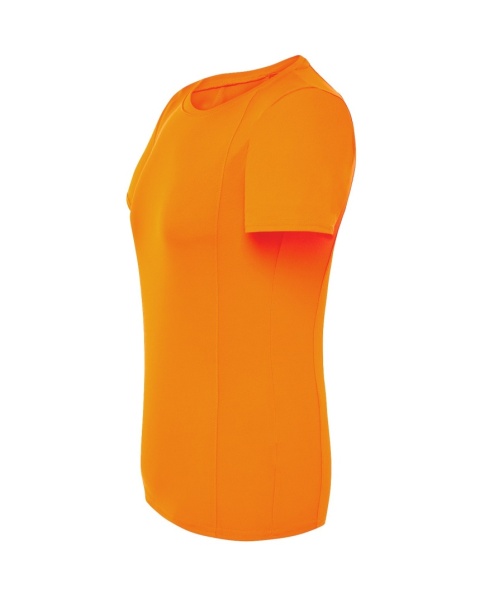 T-shirt damski sportowy - SPORT T-SHIRT LADY - ORANGE