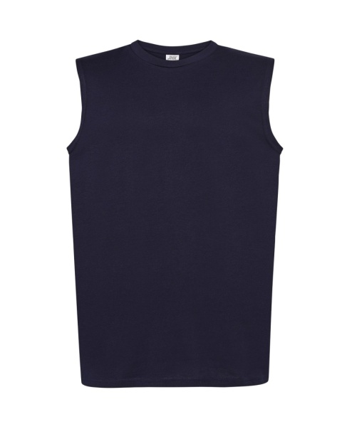 T-shirt męski bez rękawów TSUA TNK NAVY
