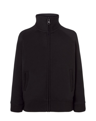 Bluza KID FULL ZIP SWEATSHIRT - BLACK
